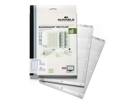 Badgemaker Inserts Gerecycled 60x90mm