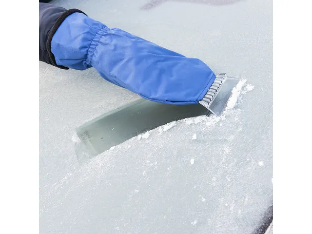 IJskrabber ProPlus met fleece handschoen assorti