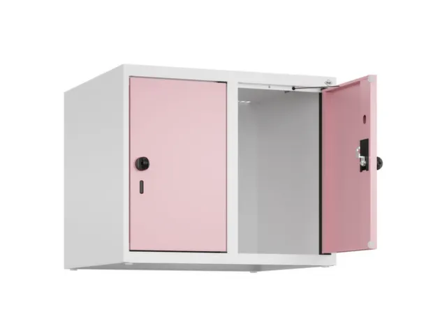 opzetkast,v. locker,2vak.,vak B 300mm,HxBxD 500x600x500mm,draaigrendel
