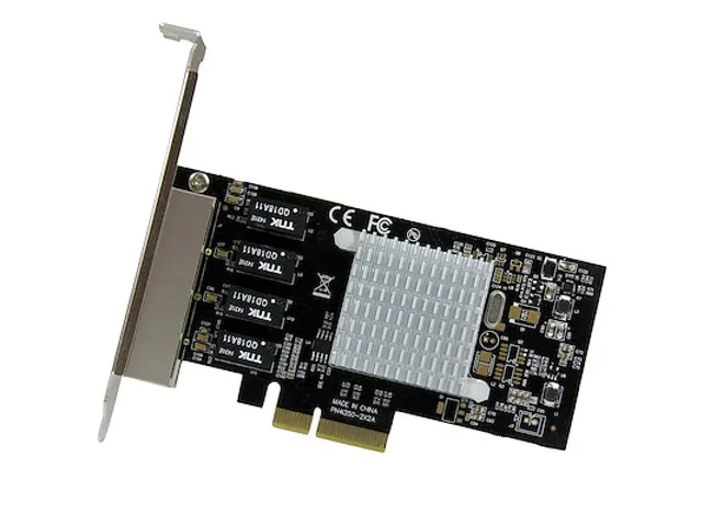 4-Port Gigabit Ethernet PCIe Netwerkkaart Intel1350 NIC