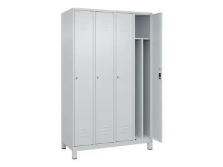 locker voor scheiding van kleding,HxBxD 1950x1200x500mm,4vak - 2