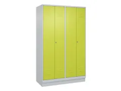 locker voor scheiding van kleding,HxBxD 1950x1200x500mm,4vak