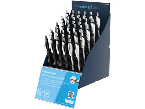 Balpen Schneider Slider Rave XB black SIS-display