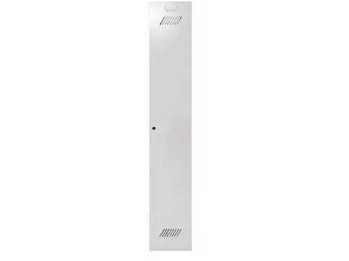 garderobekast,HxBxD 1850x1170x500mm,4vak,RAL7035,front RAL7016