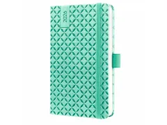 Weekagenda Flair A6 2026 (NL/FR/EN/DU) Mint Green Hardcover