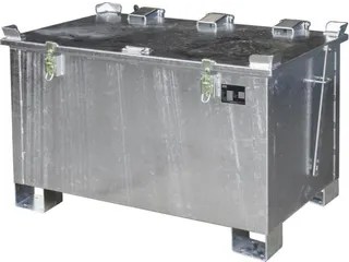 lithium-ion opslagcontainer,220l,HxBxD 750x1200x800mm,vuurverzinkt - 2