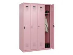 locker,HxBxD 1850x1200x500mm,4vak,vak B 300mm,draaigrendel