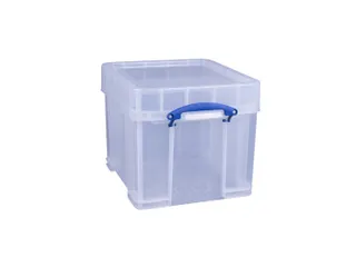 Opbergbox Really Useful 35 liter 480x390x345mm transparant wit - 1