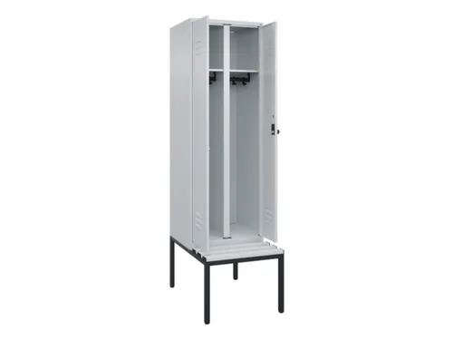 locker voor scheiding van kleding,HxBxD 2120x600x815mm,2vak
