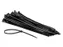 Kabelbinders IEZZY nylon 4.8x300mm D 81mm zwart 100 stuks