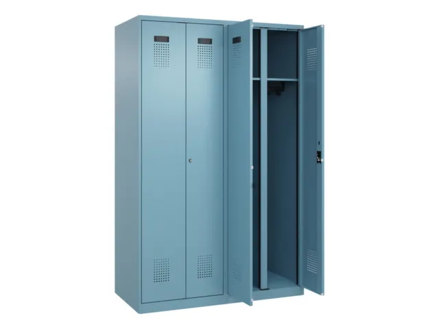locker voor scheiding van kleding,HxBxD 1850x1200x500mm,4vak