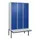 locker met bank,HxBxD 2120x1200x815mm,3vak,vak B 400mm,cil.-slot