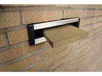 Brievenbusdoos Raadhuis 180x115x28mm krimp a 25 stuks golfkarton bruin