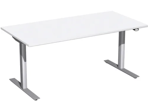 Elektrisch in hgte vst. zit-sta-bureau wit 650-1250x1600x800mm