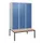 locker met bank,HxBxD 1950x1200x815mm,3vak,vak B 400mm,cil.-slot