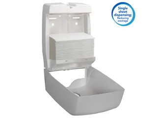 Handdoek Scott m-vouw 1laags 20.3x24cm wit 16x250stuks 3749 - 6