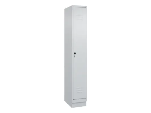 locker,HxBxD 1950x300x500mm,1vak,vak B 300mm,draaigrendel,sokkel