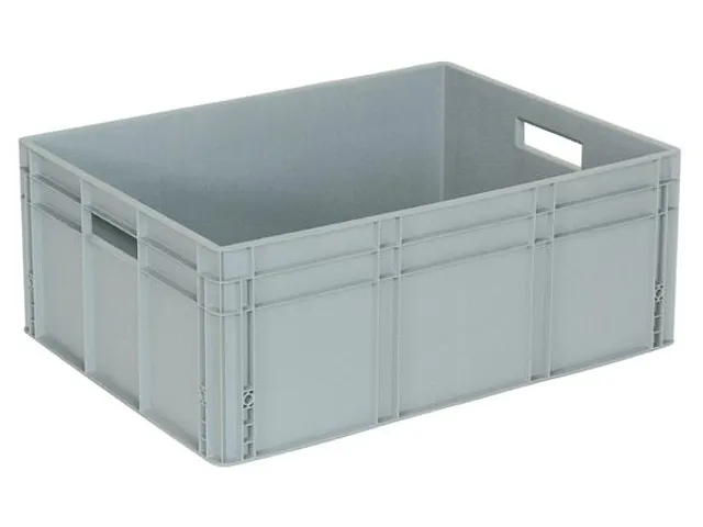 Euronorm Maxi-Containers 130 liter 320x800x600mm Pp Open Grepen Grijs