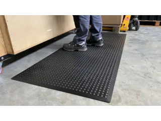 werkplekmat,kliksysteem,HxLxB 15x300x800mm,natuurrubber,genopt - 1
