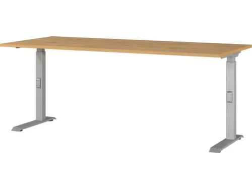 In hoogte verstelbaar bureau,HxBxD 680-910x1800x800mm