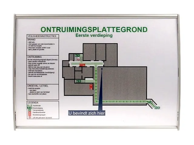 Vluchtplanbord A3