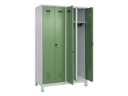 locker voor scheiding van kleding,HxBxD 1950x1200x500mm,4vak