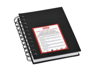 Schetsboek Derwent Big Book A5 86vel harde kaft spiraal - 2