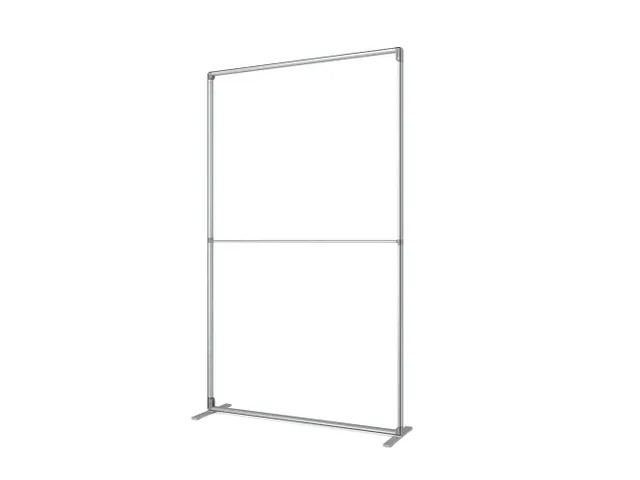 FlexFrame Modulair systeem beurswand 120x200cm Zilver frame
