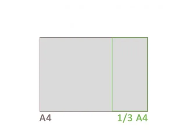 Folderstandaard 1/3 A4 Acryl Staand Voordeelbundel