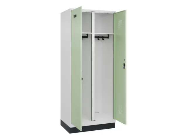 locker voor scheiding van kleding,HxBxD 1950x800x500mm,2vak