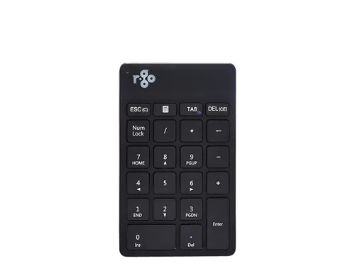 Numeriek Toetsenbord R-Go Numpad Break Draadloos Zwart