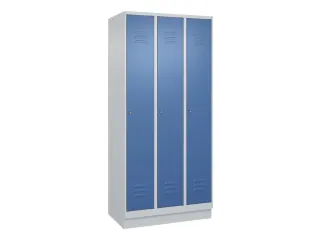 locker,HxBxD 1950x900x500mm,3vak,vak B 300mm,cil.-slot,sokkel - 1