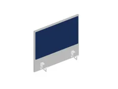 baliepaneel,v. bureau,aanbouw links,B 600mm,MP-lichtgrijs,BN6016-blauw