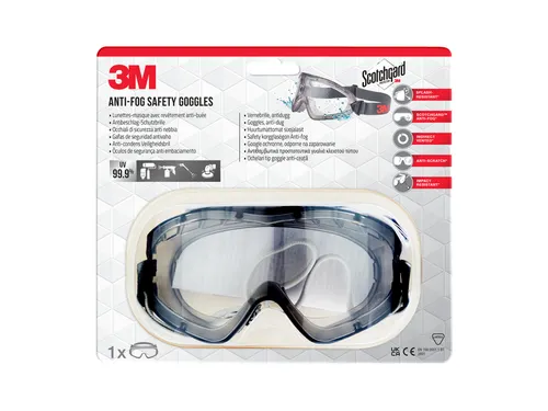 Ruimzichtbril 3M anti-fog Safety krasbestendig