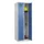 locker,HxBxD 1850x600x500mm,2vak,vak B 300mm,cil.-slot,staand op vloer