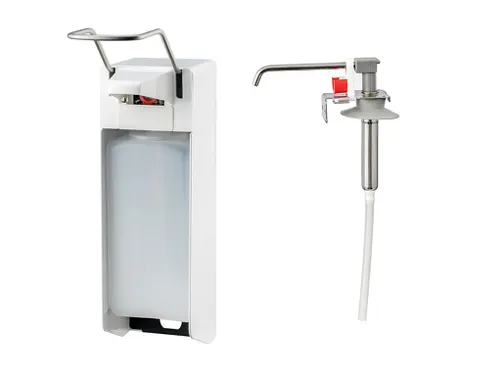Zeepdispenser Desinfectiemiddeldispenser Wit 1000ml Lange Beugel