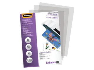 Lamineerhoes Fellowes Superquick A4 80 Micron glanzend - 4