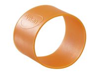 Hygiene rubber band oranje 40mm secundaire kleurcodering