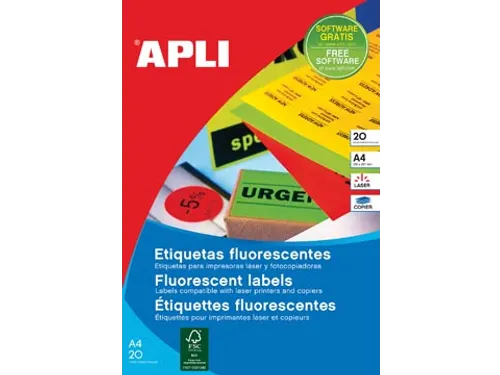 Apli Fluorescerende Etiketten 99.1x67.7mm Groen