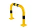 arceau de protection,p. int./ext.,HxlxP 600x750x160mm,acier,jaune/noir