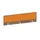 baliepaneel,v. bureau,aanbouw achter,B 1600mm,NT-cherry,BN3005-geel