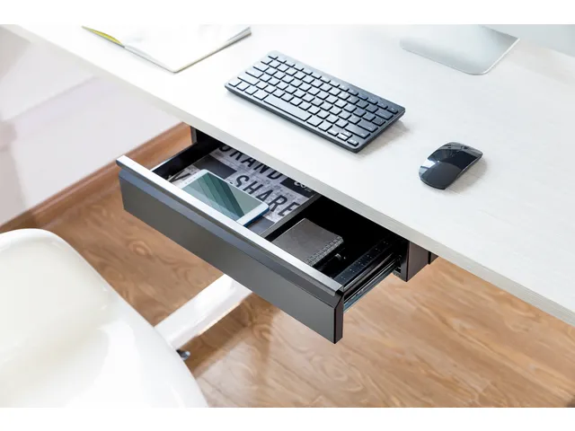 Bureaulade voor onder Bureau Zwart