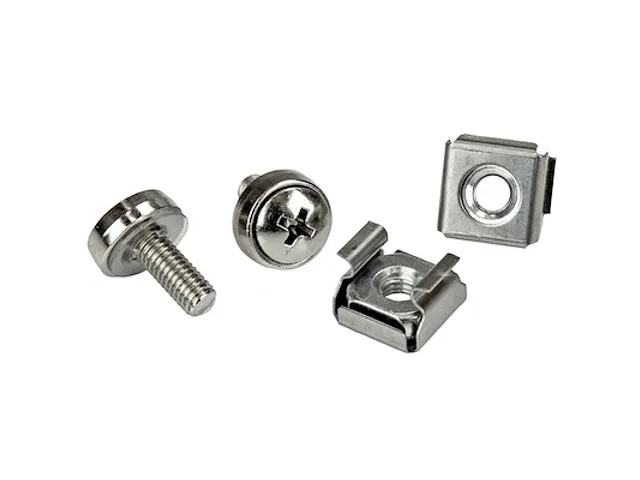 100 Stuks M5 Montageschroeven en Kooimoeren voor Serverrack