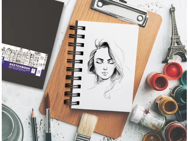 Schetsboek Oxford A6 80vel 100gr spiraal