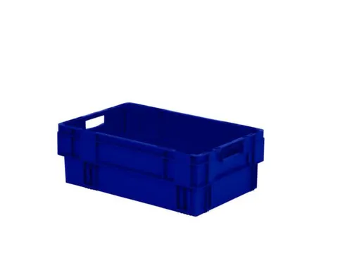 Euronorm Draaistapelbak Pp Hxlxb 210X600X400Mm 38L Blauw