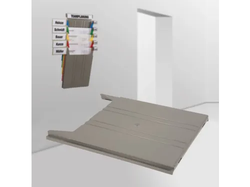 wandsorteerder,opbergvak,v. 9,HxBxD 15x240x302mm,plank(en) ABS,grijs