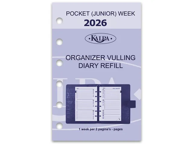 Agendavulling 2026 Kalpa Pocket 7dagen/2pagina's