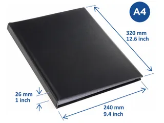 Showmap Rillstab A4 RI99454 5 Kanaals 50 Tas Zwart - 2