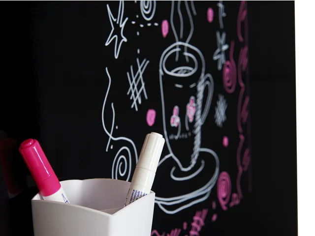 Tableau blanc Rocada Skinliquid 100x150cm noir laque