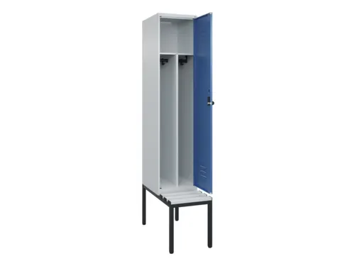 locker voor scheiding van kleding,HxBxD 2120x400x815mm,1vak